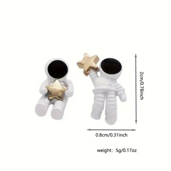 ✨ModCloth Space Joy Astronaut Earrings - Picture 3 of 5